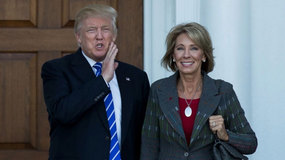 Betsy DeVos all’Istruzione: con lei l’erario ha finanziato le scuole private