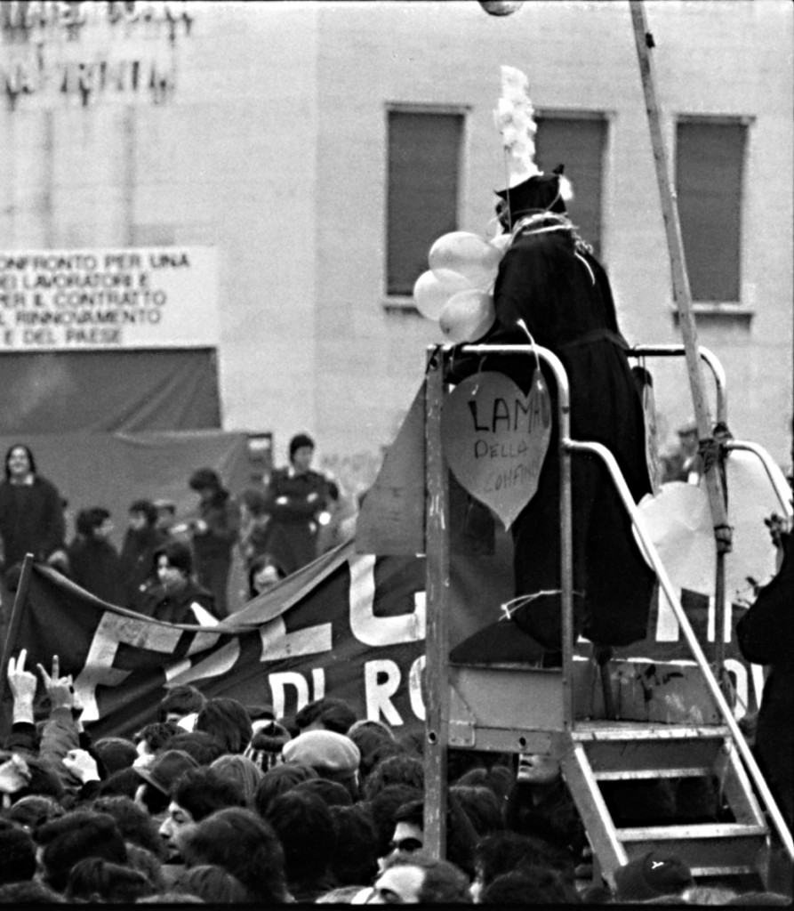 19 febbraio 1977 alla Sapienza, come ho costruito il pupazzo di Lama