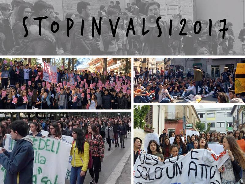 Cortei, sit-in e proteste irriverenti sui social contro i quiz Invalsi