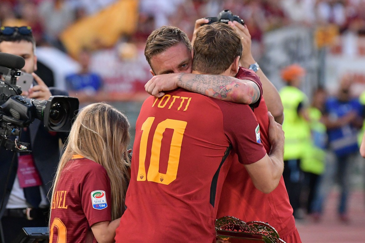 Totti e De Rossi - LaPresse