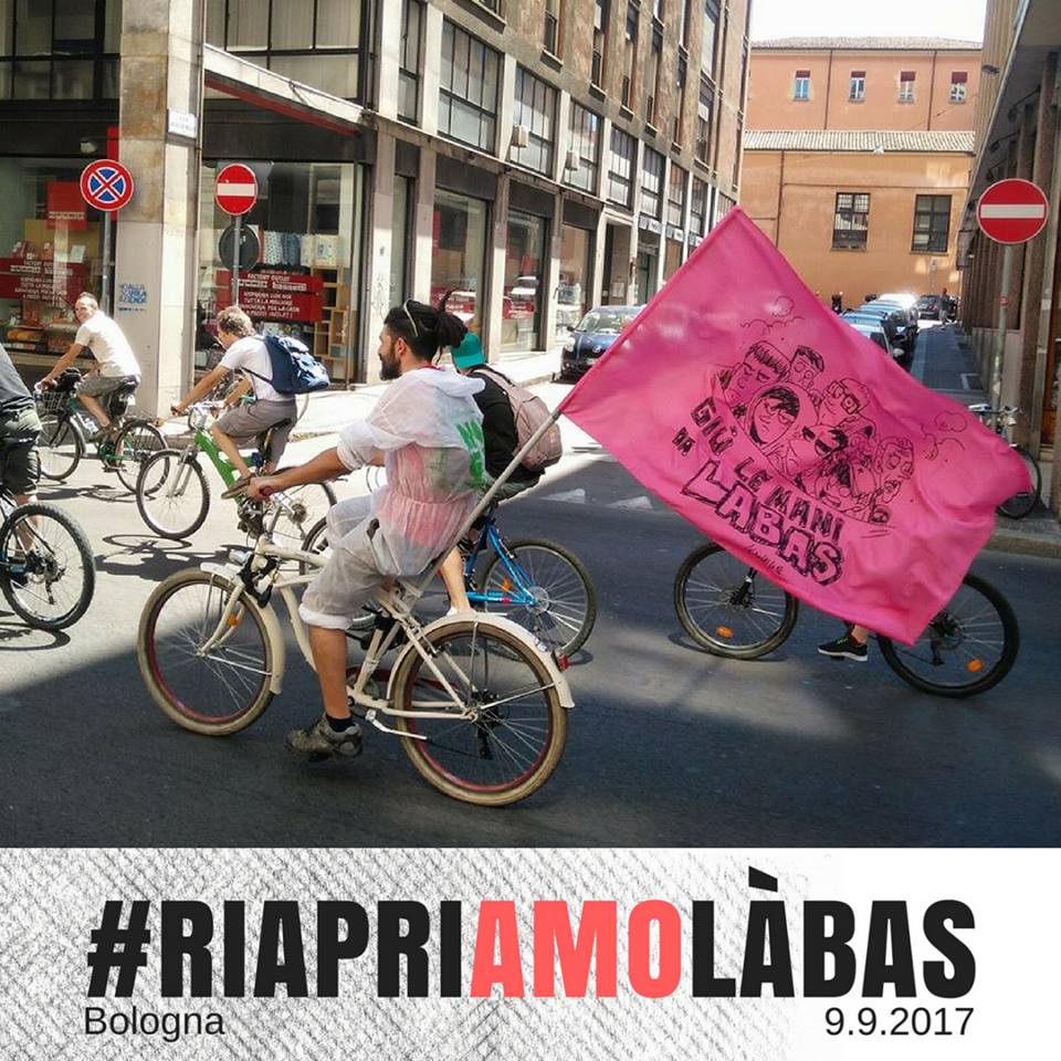 Làbas oltre Làbas sgomberato: sabato a Bologna il corteo per il diritto all’altra città