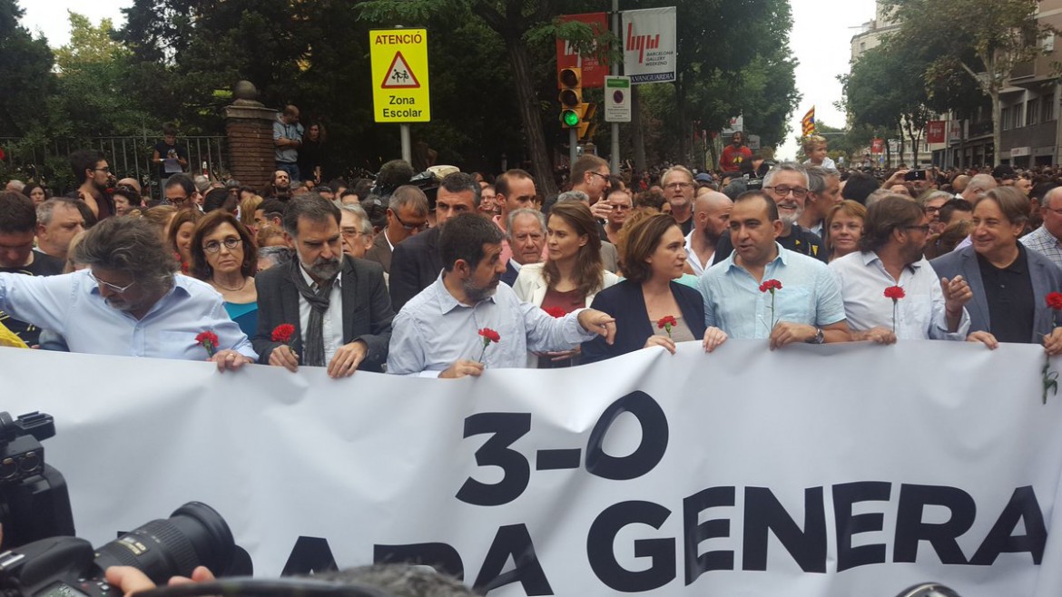 «La nostra è una protesta civica, il sindacato non sta con Puigdemont»