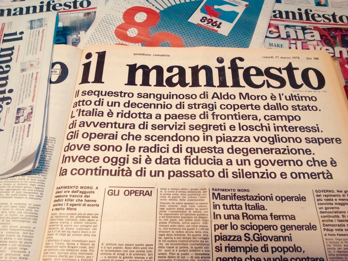 Oggi in edicola gratis i numeri del 1978 sul sequestro di Aldo Moro