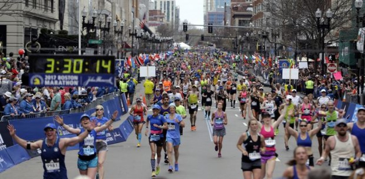 La maratona arcobaleno di Boston