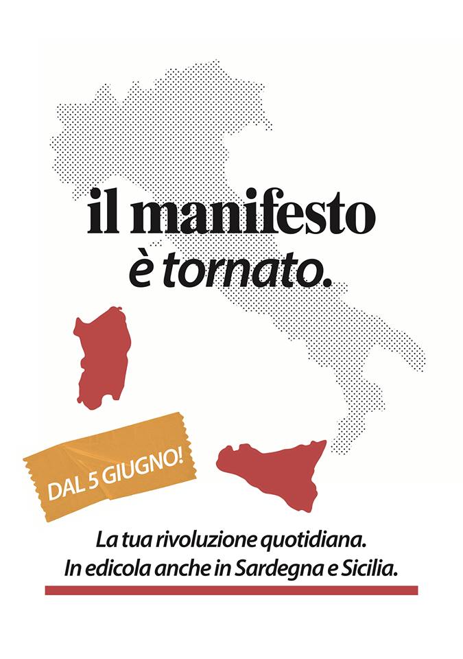 Il manifesto ritrova la continuità territoriale