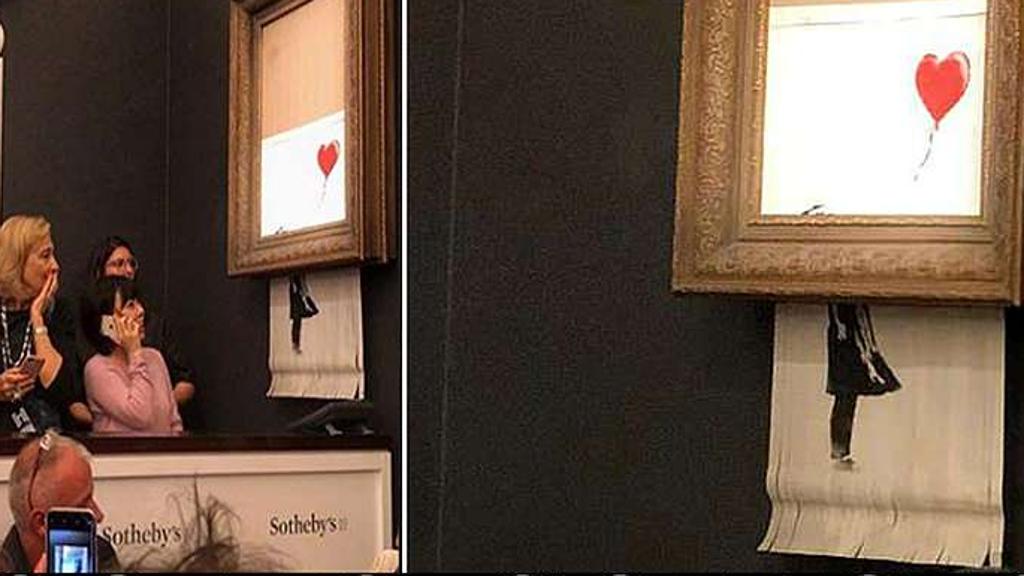 Banksy si autodistrugge