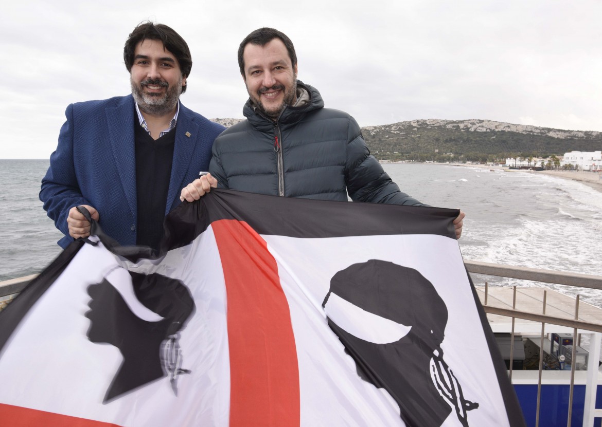 Sfida ai 5Stelle, tour di Salvini all’assalto della Sardegna