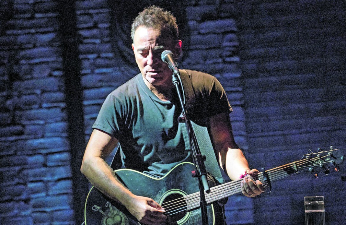 Springsteen a Broadway per voce, chitarra e pianoforte