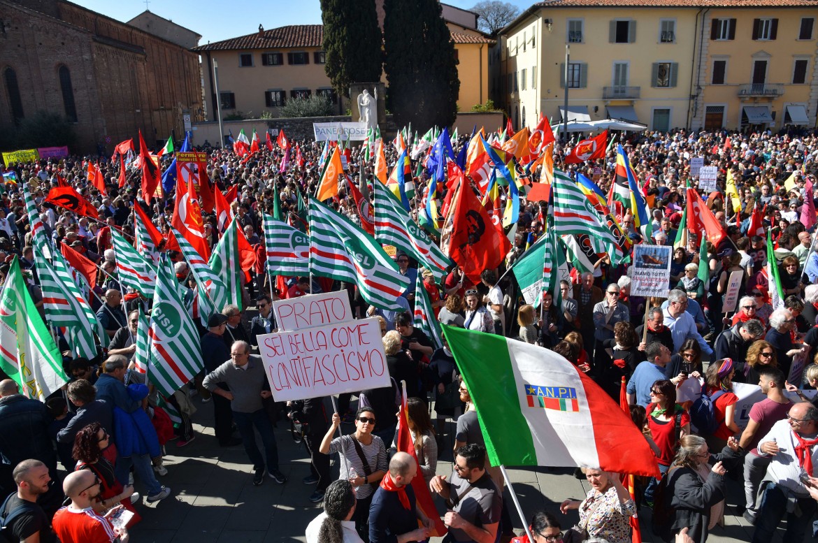 La Prato antifascista annulla il presidio di Forza Nuova