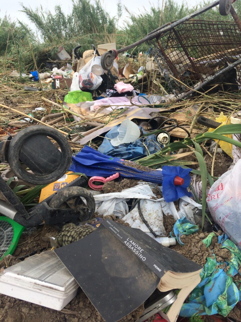 Ruspe contro il campo rom sulle sponde del Tevere