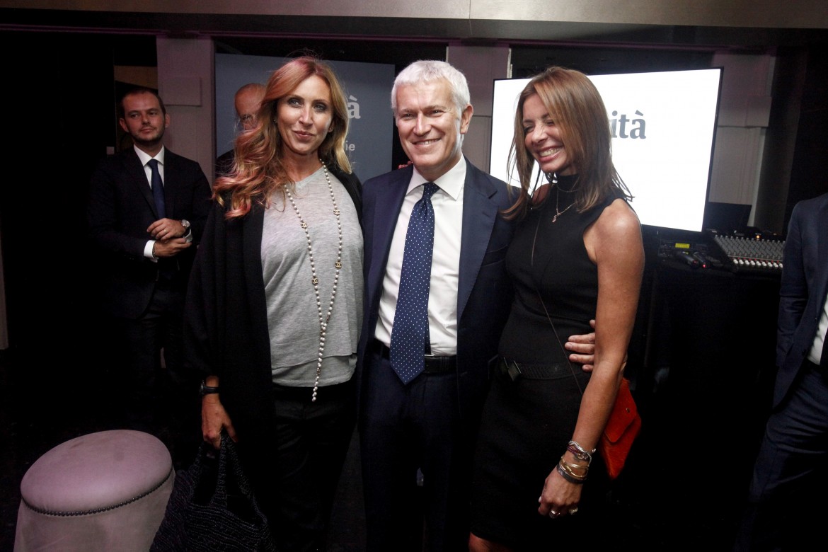 Foto LaPresse - Mourad Balti Touati 20/09/2017 Milano (Ita) - Piazza duca d aosta Cronaca Presentazione del nuovo giornale di Maurizio Belpietro, La Verità Nella foto: Maurizio Belpietro durante la presentazione al grand hotel gallia