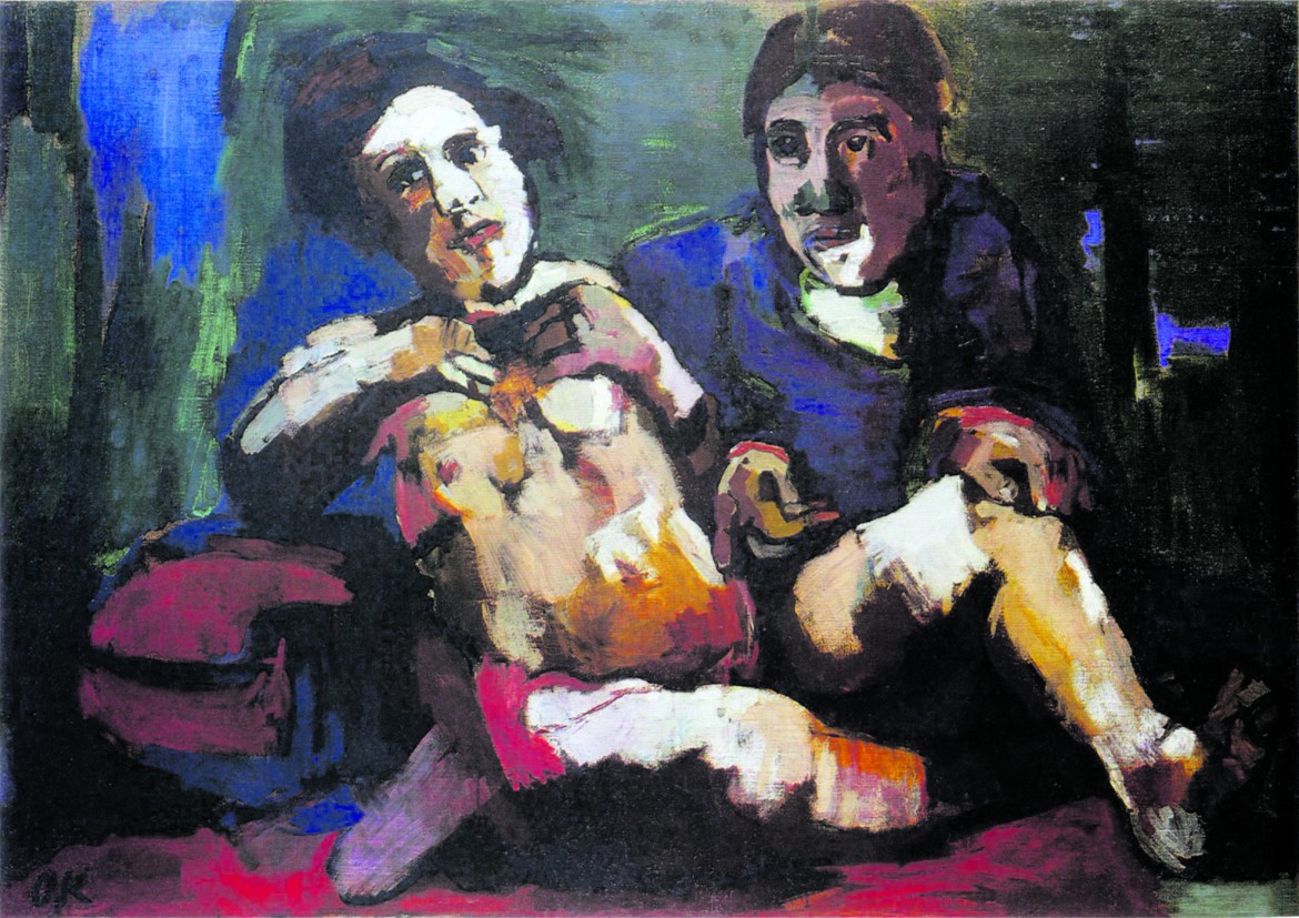 Oskar Kokoschka, Autoritratto con bambola, 1920-’21, Berlino, SMPK, Nationalgalerie