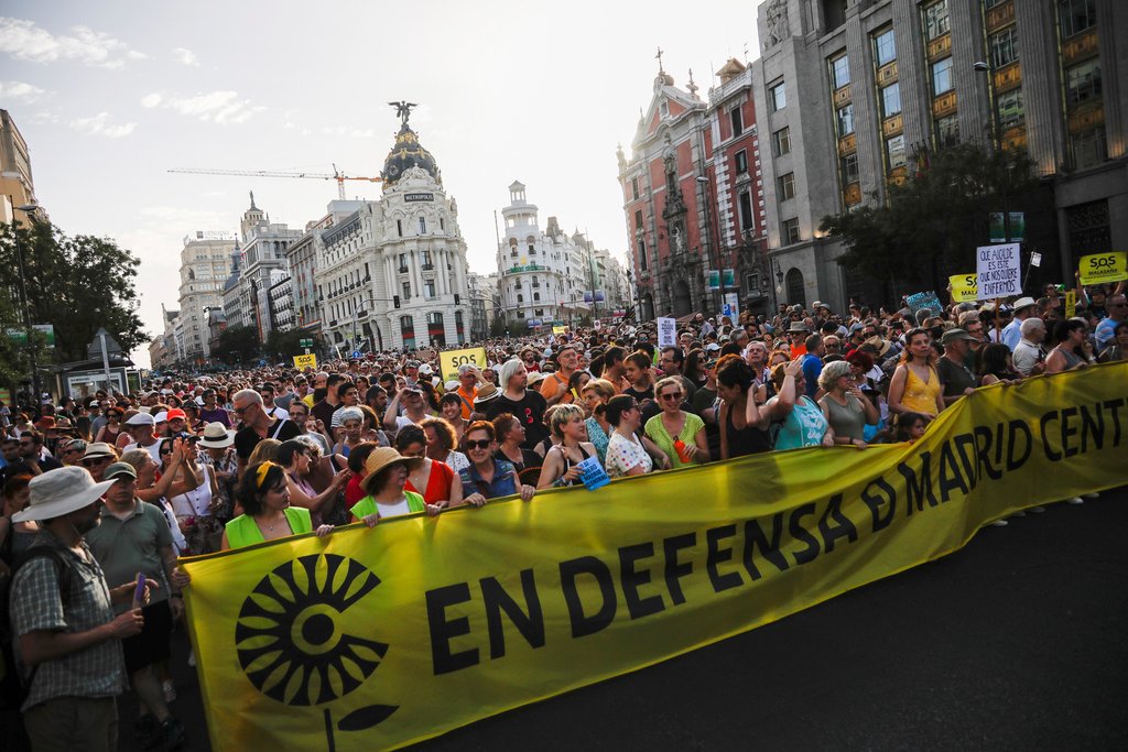 Inquinamento, addio «Madrid Central»