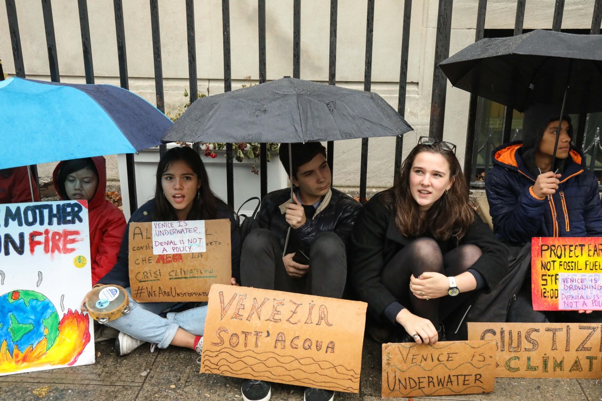 Fridays for future per Venezia a New York - foto Stella Levantesi