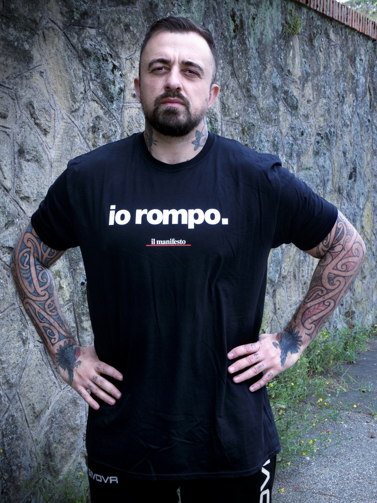 Chef Rubio per la campagna io rompo del manifesto