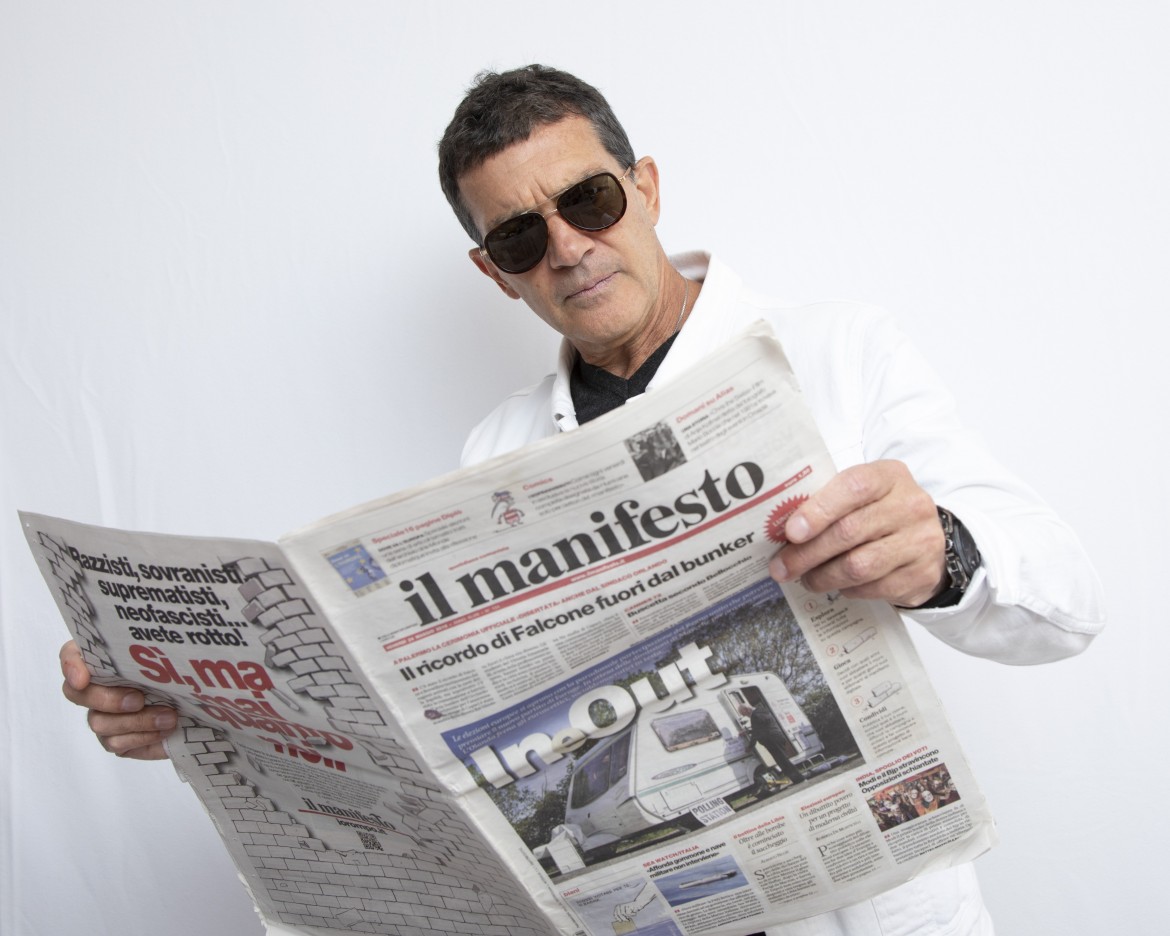 Antonio Banderas per il manifesto - tutti i diritti riservati