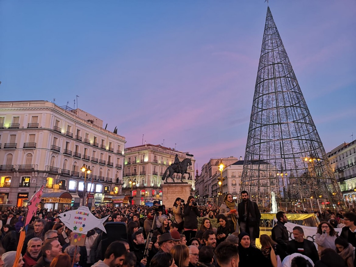 Bella ciao a ritmo di flamenco. Le sardine sbarcano a Madrid