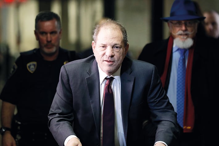 Harvey Weinstein condannato a 23 anni di carcere