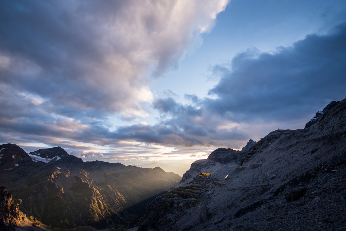 Il rifugio Quinto Alpini in Alta Valtellina