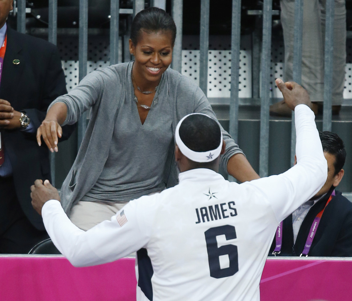 Michelle Obama e LeBron James, ticket indigesto per Trump