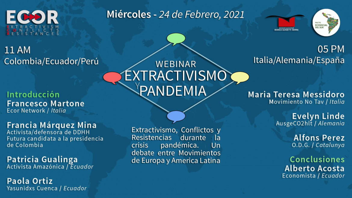 Estrattivismo, Conflitti, Resistenze