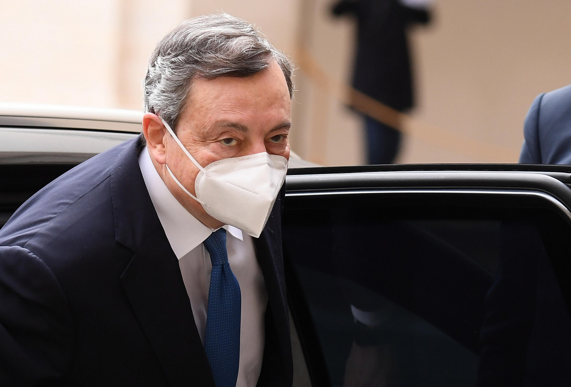 Per Draghi il giorno dell’unità. Con Salvini sereno variabile