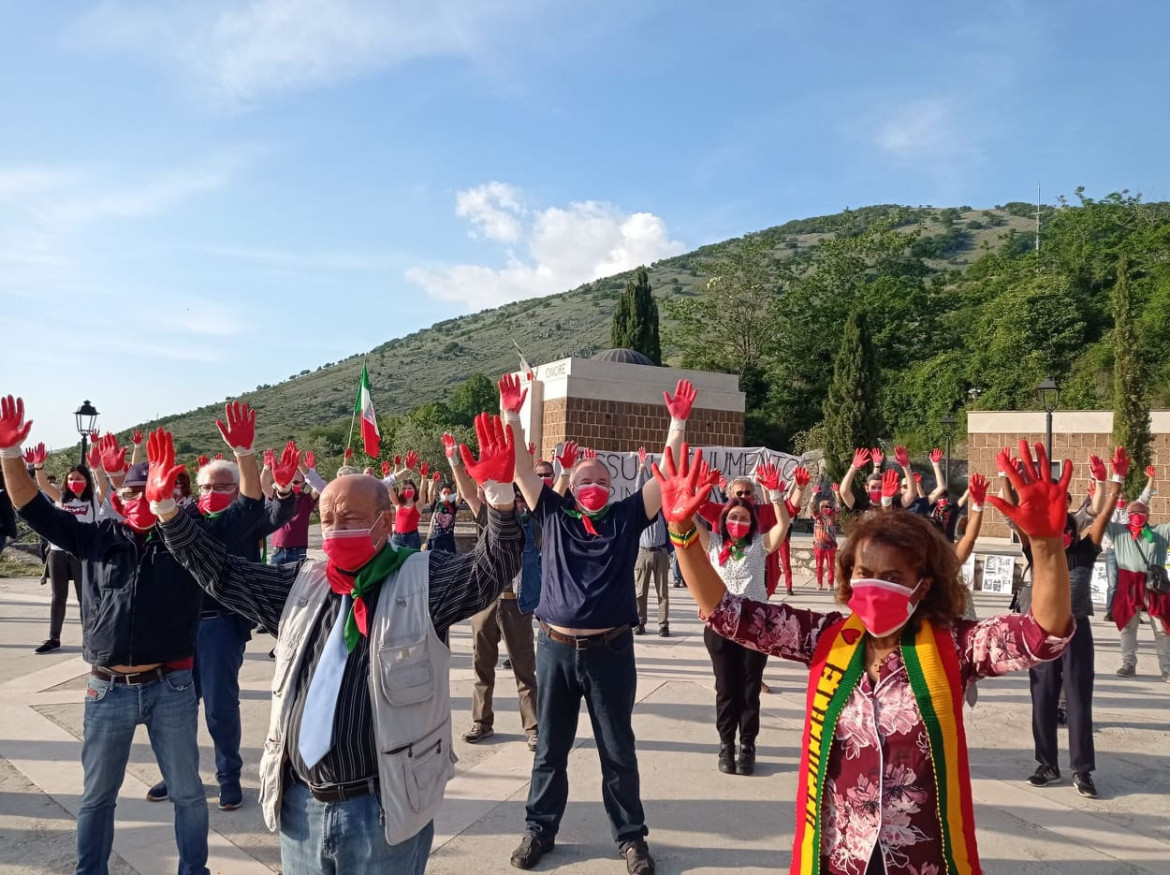 Flash mob dell’ANPI ad Affile, Pagliarulo: “Il monumento al boia Rodolfo Graziani è un’ ignominia!”