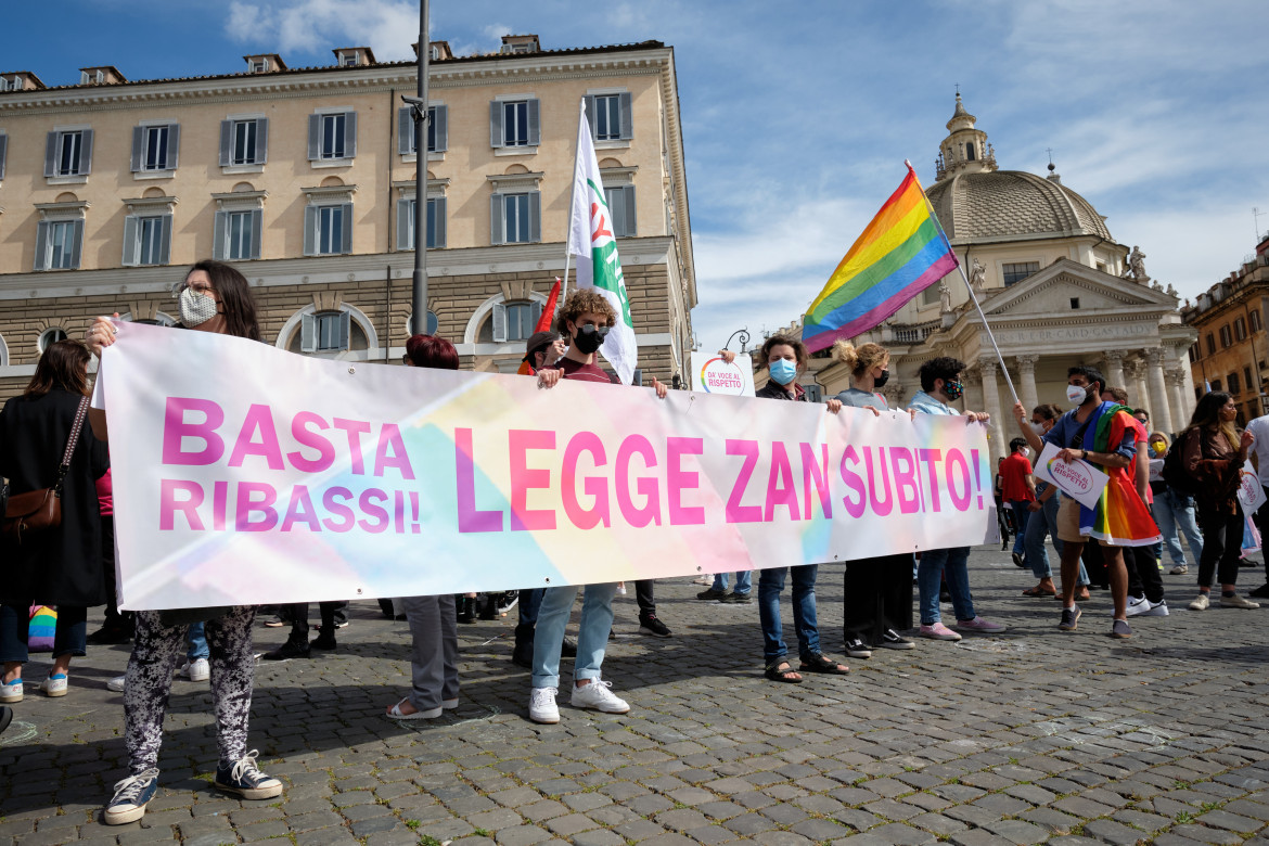 Ddl Zan appeso a 17 voti Mercoledì il tavolo con la Lega