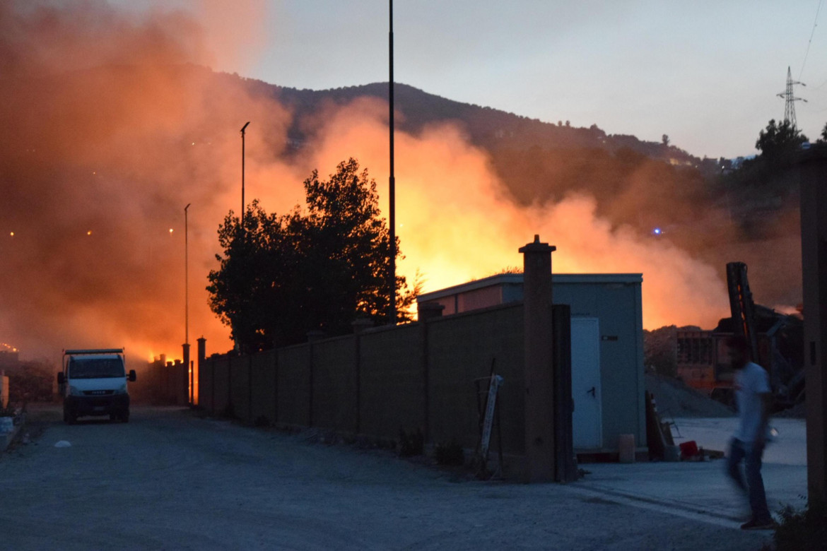 Il fuoco mette a rischio la faggeta dell’Aspromonte