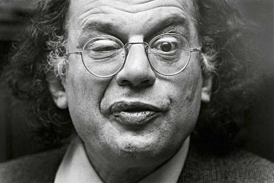 Allen Ginsberg, correzioni accurate del primo pensiero