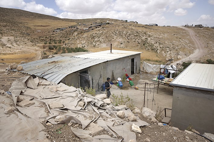 foto comunità palestinese di Jinba