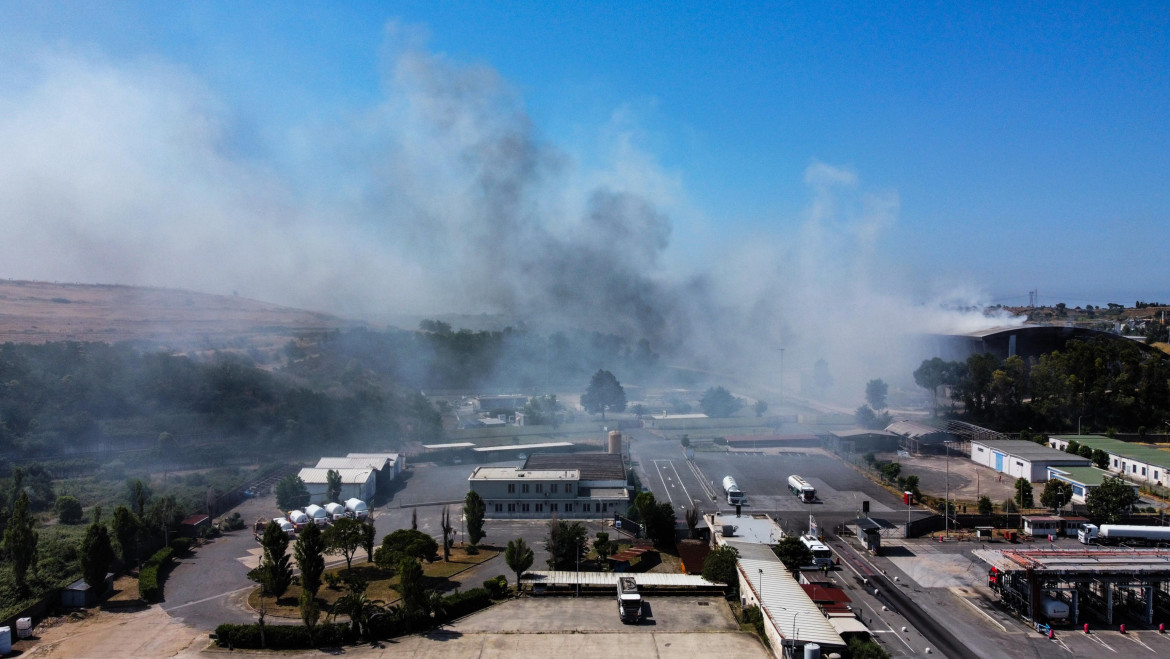 Malagrotta brucia, rischio diossina sulla capitale