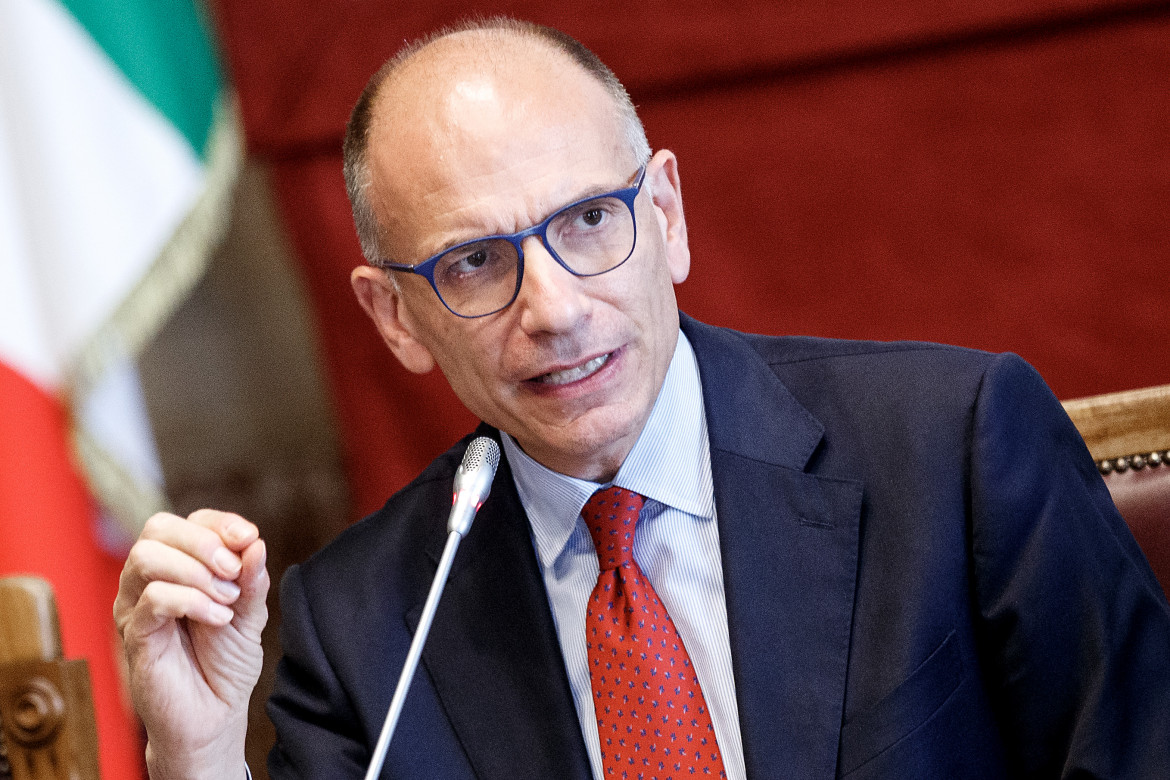 Enrico Letta foto LaPresse