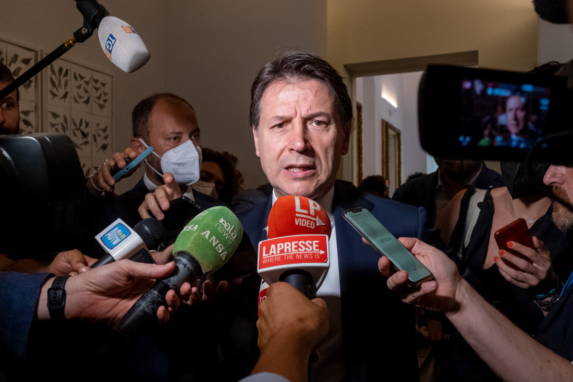 Giuseppe Conte, foto LaPresse