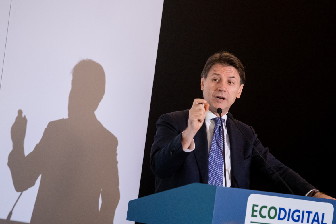 Giuseppe Conte, foto LaPresse