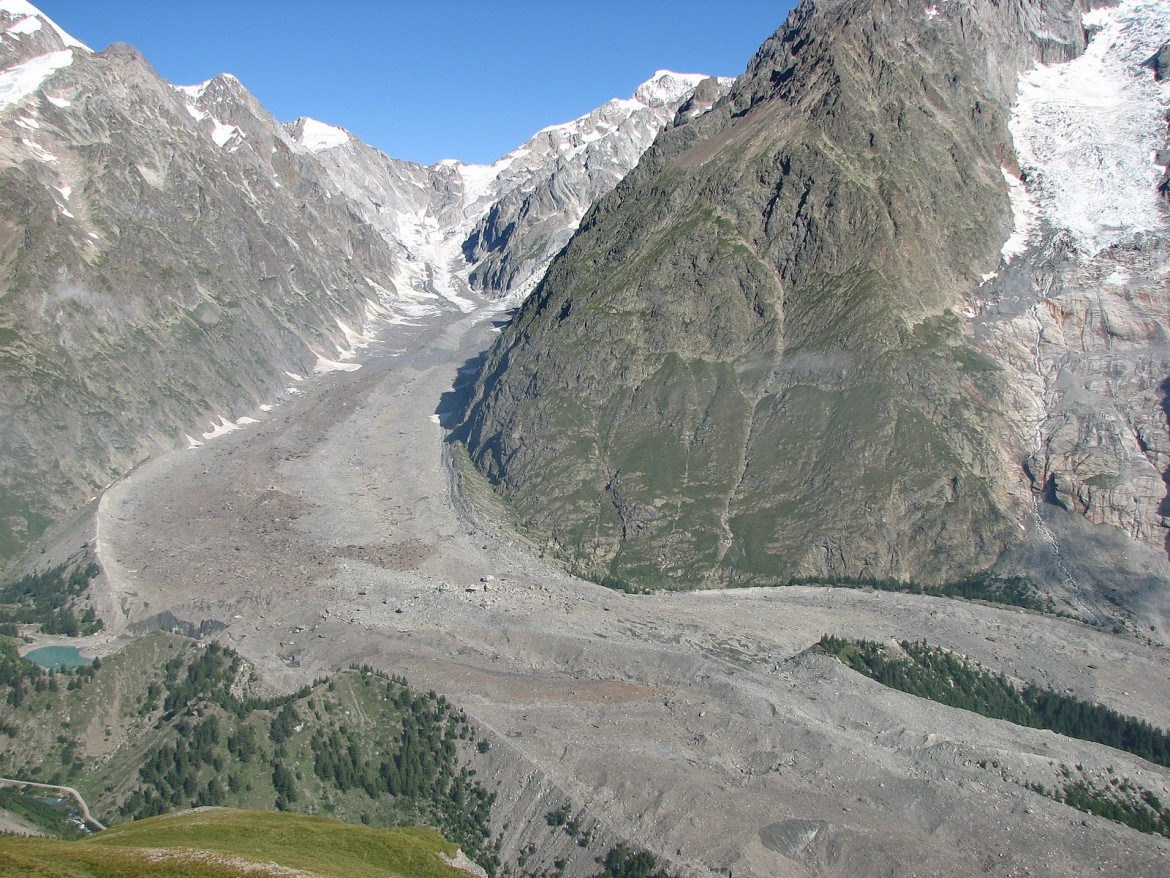 Il Miage ha perso 100 miliardi di litri d’acqua