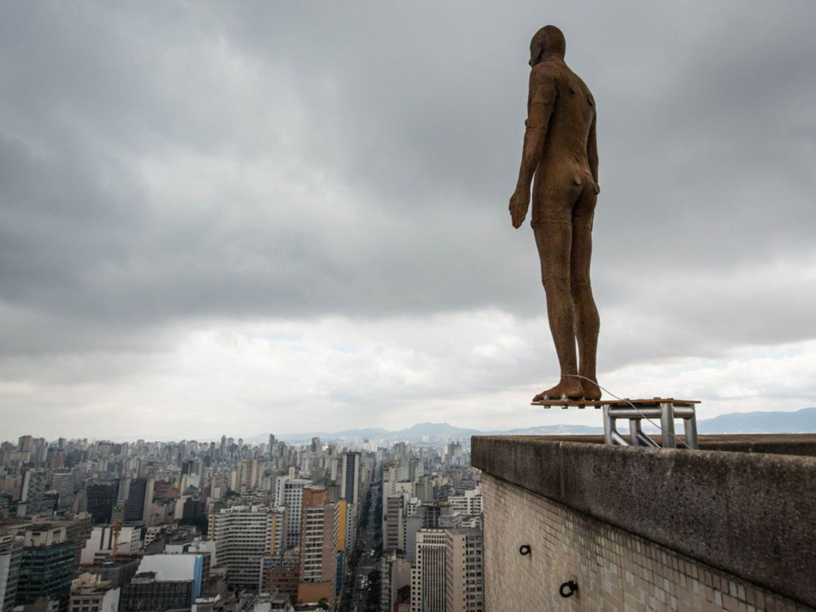 Un'opera di Antony Gormley