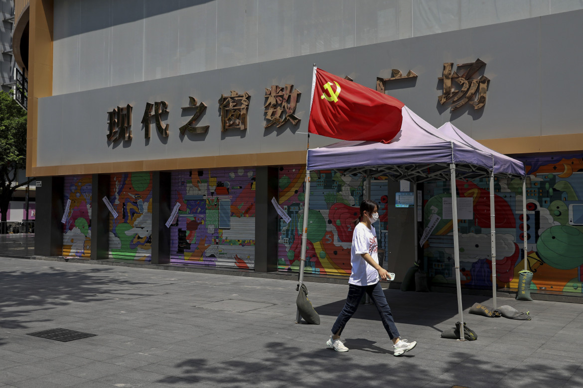 La città di Shenzhen ancora in lockdown foto Ap