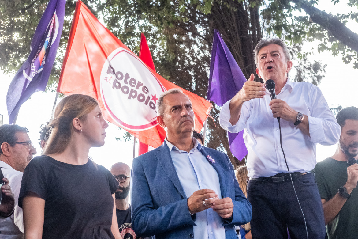 Mélenchon a Roma con De Magistris: «Difendo l’Italia»