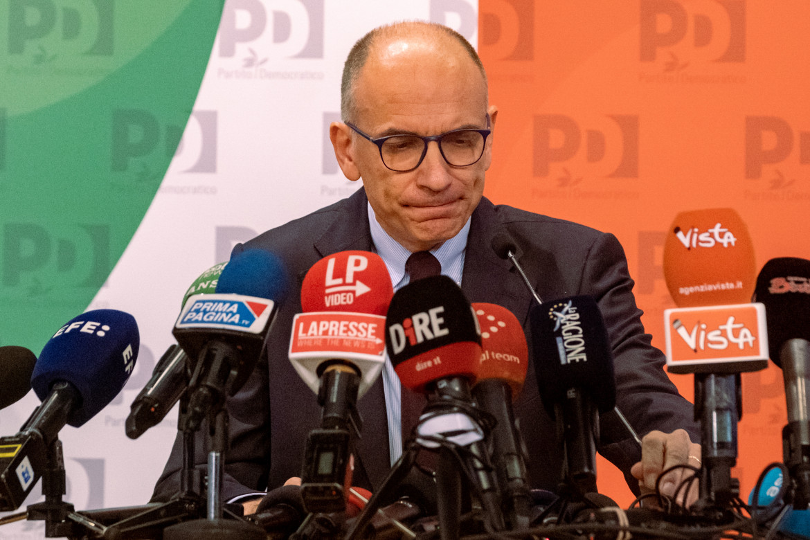 Enrico Letta foto LaPresse