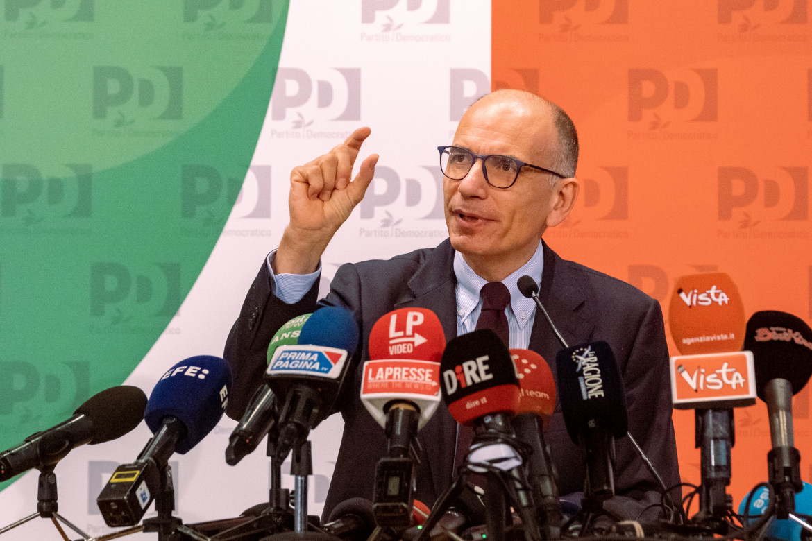 Enrico Letta foto LaPresse