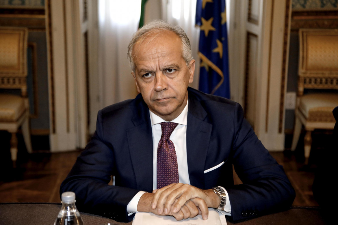 Il ministro dell'Interno Matteo Piantedosi, foto Ansa