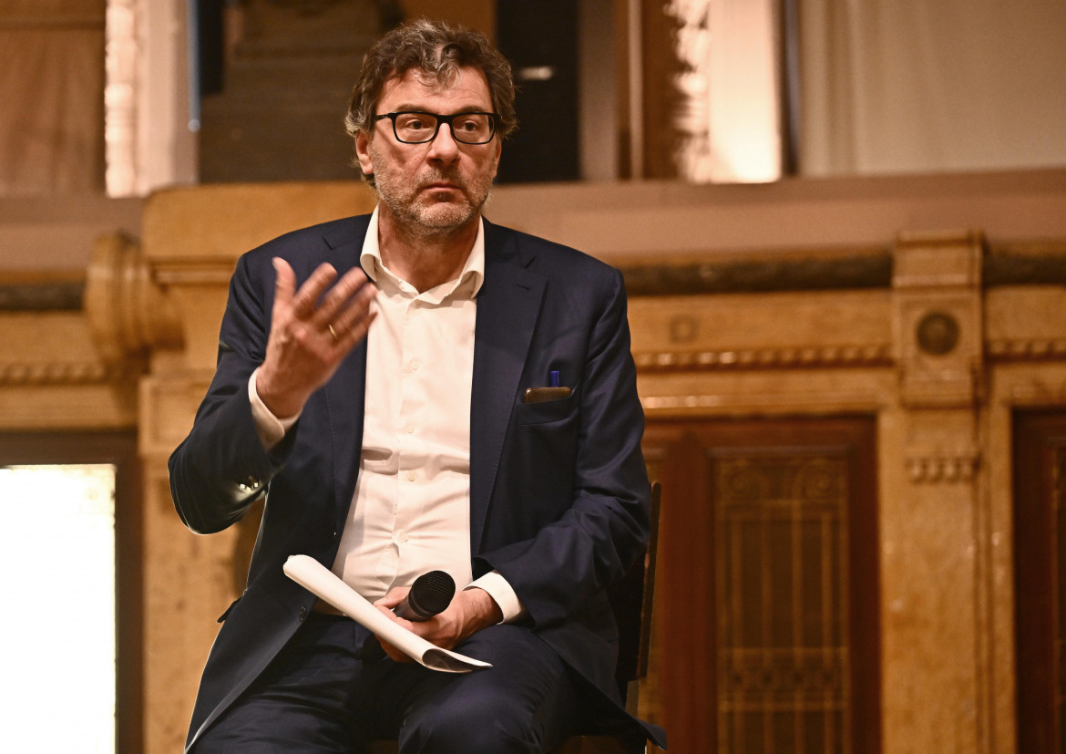 Giancarlo Giorgetti, foto Ansa