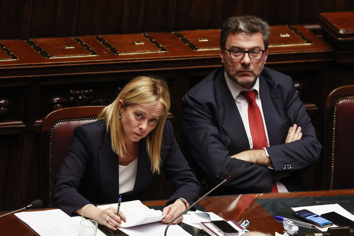 Meloni e Giorgetti foto di Riccardo De Luca/Getty Images