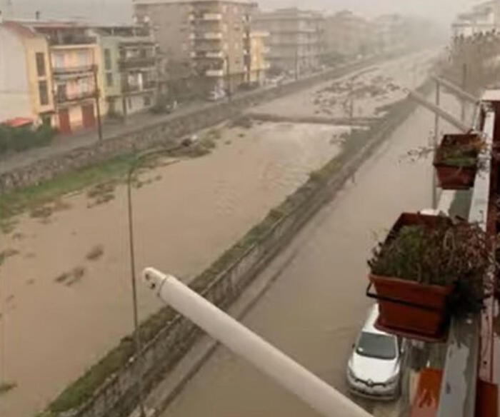 Maltempo nella provincia di Messina foto Ansa