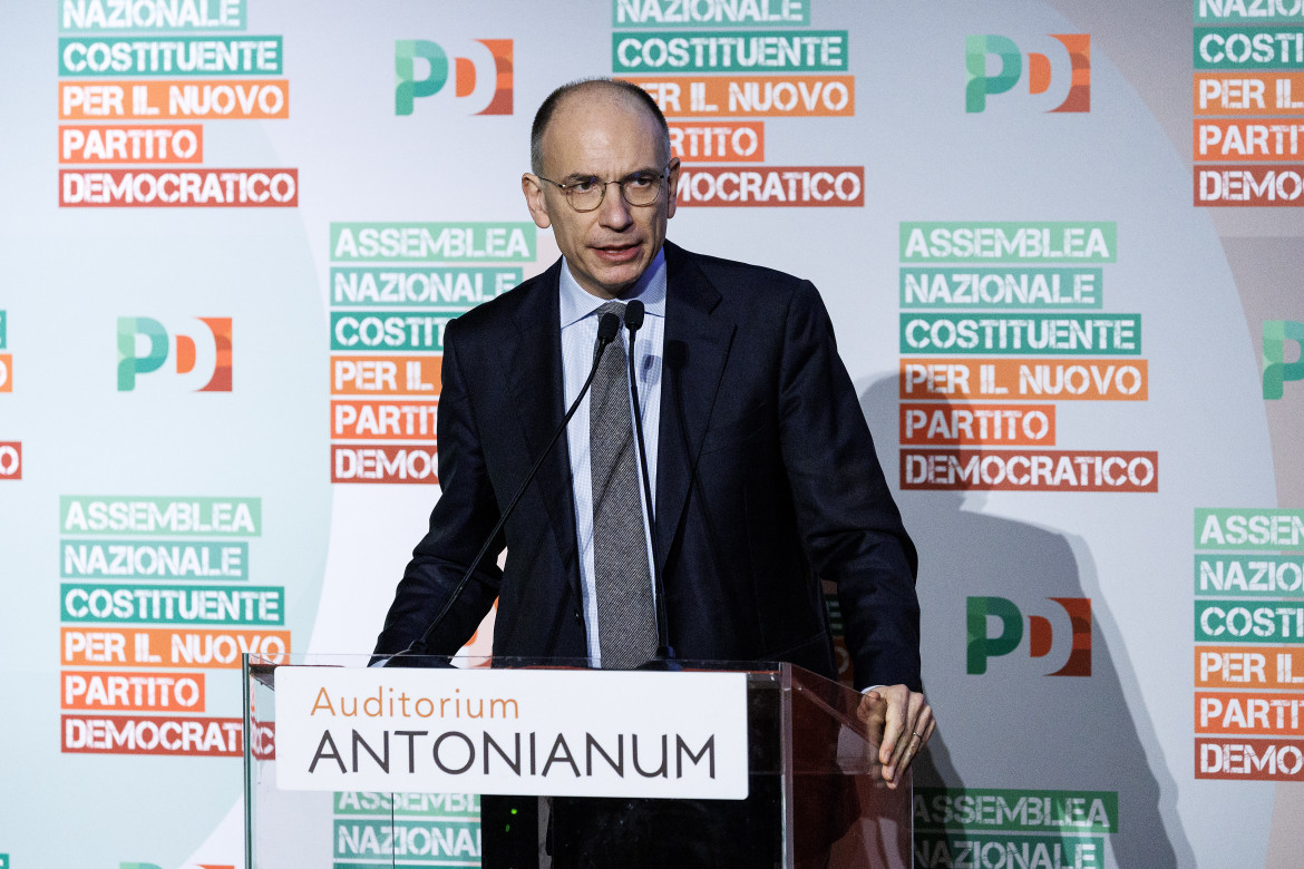 Enrico Letta, foto LaPresse