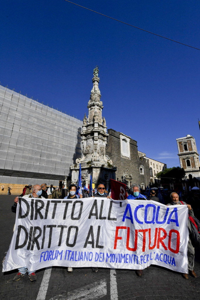 Campania, l’Acqua svenduta ai privati