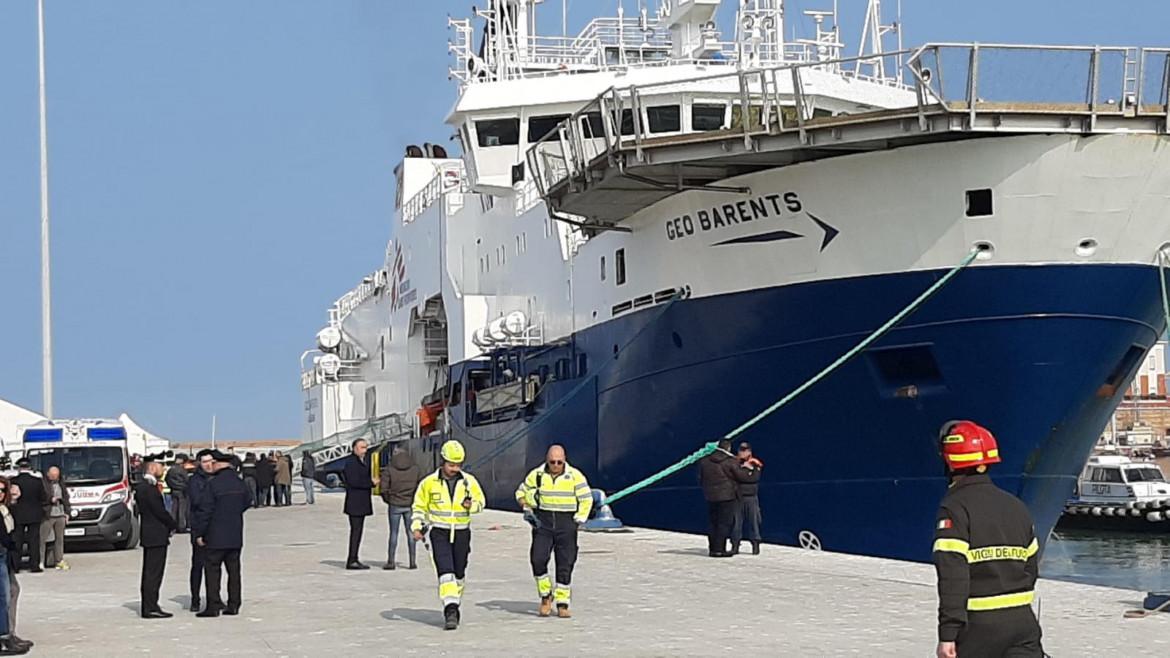 «Non ha salvato i dati della scatola nera». Detenuta la nave Geo Barents