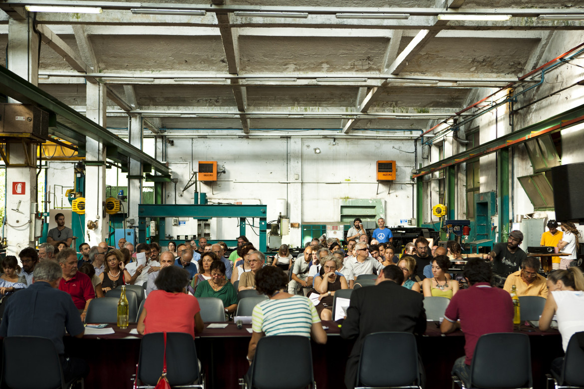 Tavoli di lavoro durante l’Altra Cernobbio