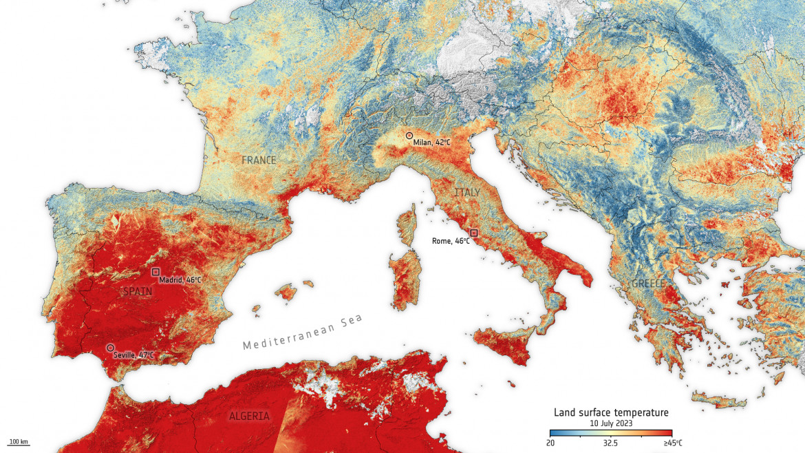 Un caldo globale legato al cambiamento climatico